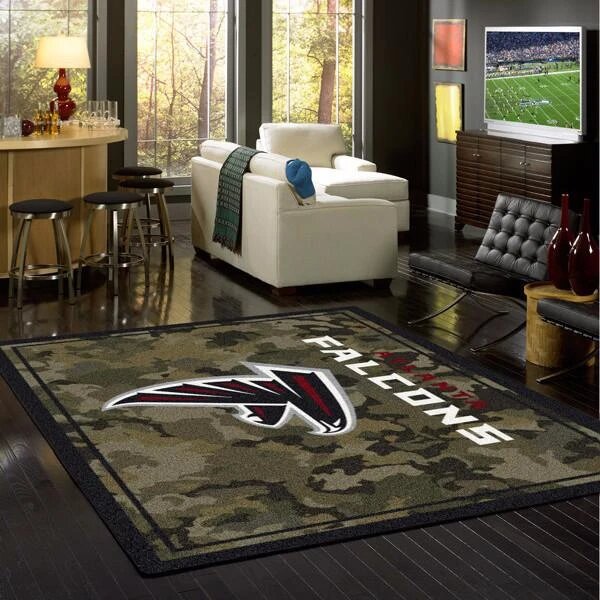 Atlanta Falcons Camo Carpet Area Rug