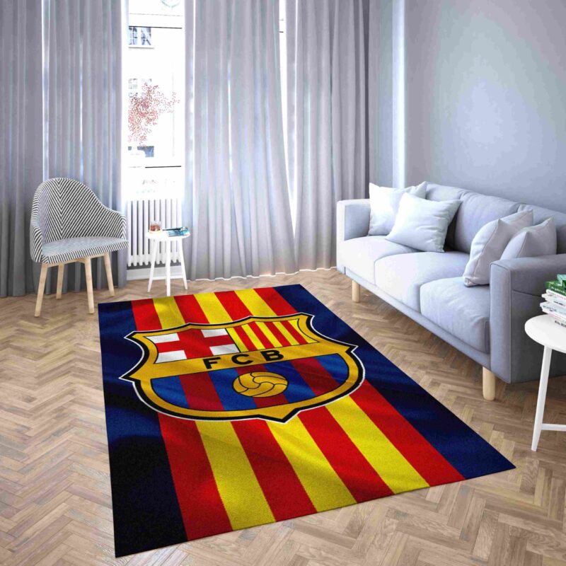 Barcelona Football Club Gelb Rot Blau Carpet Area Rug