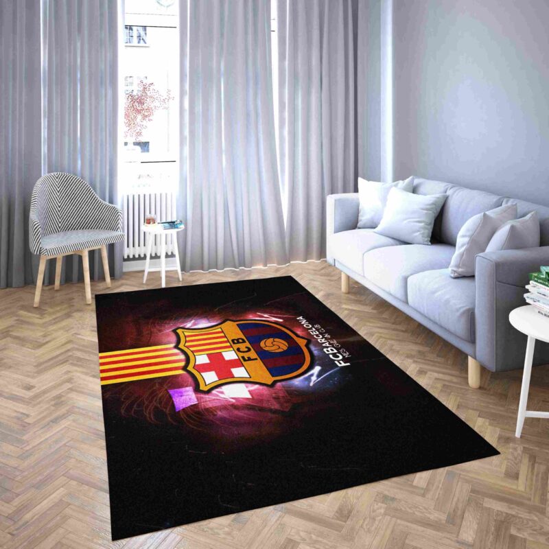Barcelona Football Carpet Area Rug