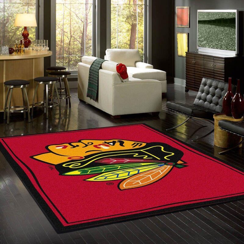 Chicago Blackhawks Nfl Carpet Area Rug