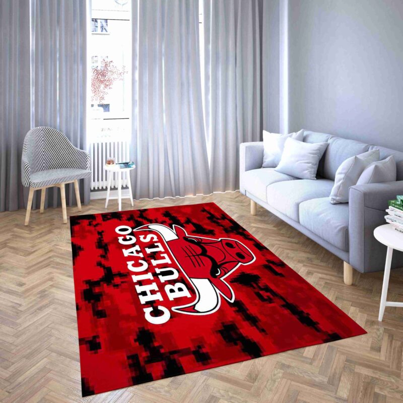 Chicago Bulls Vs Brooklyn Nets Carpet Area Rug