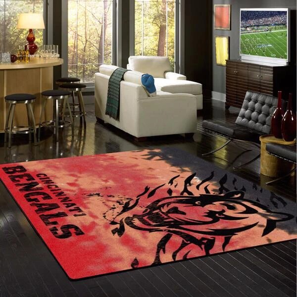Cincinnati Bengals Verblassen Carpet Area Rug