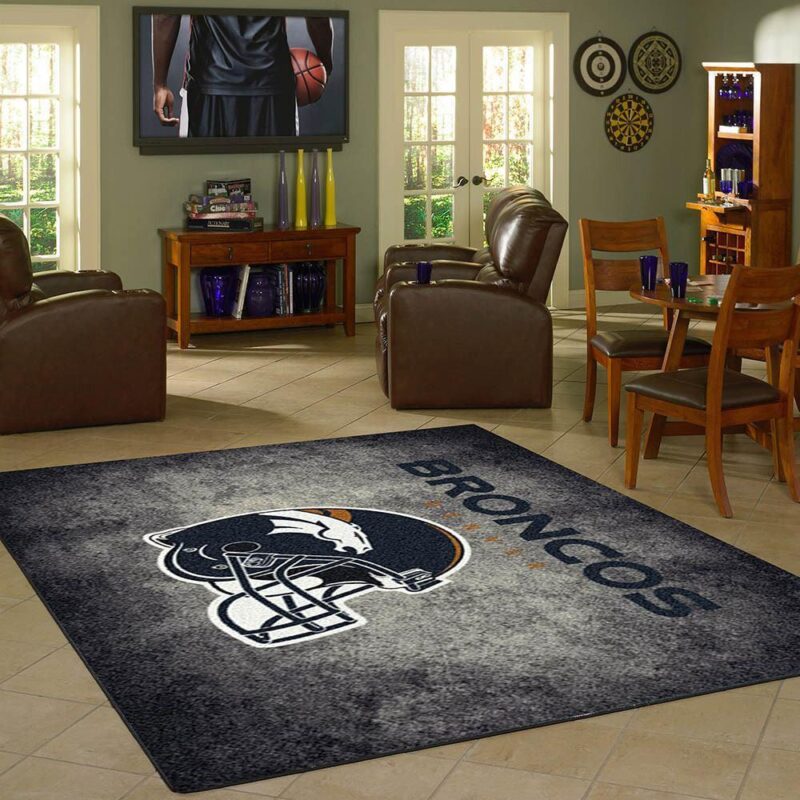 Denver Broncos Nfl Carpet Area Rug