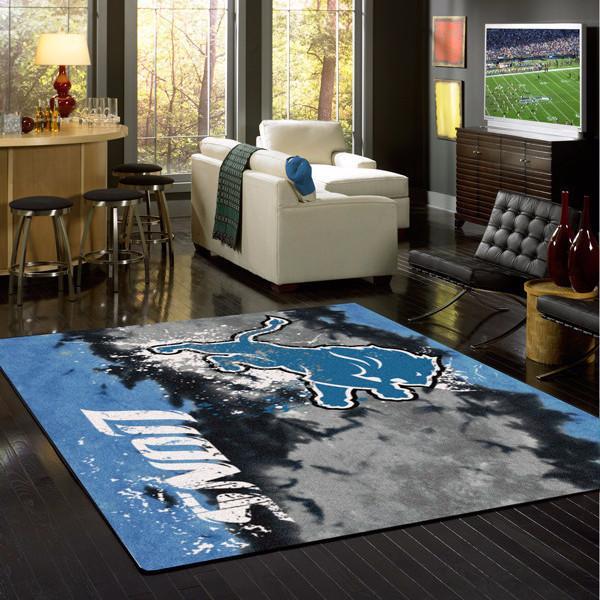 Detroit Lions Verblassen Carpet Area Rug